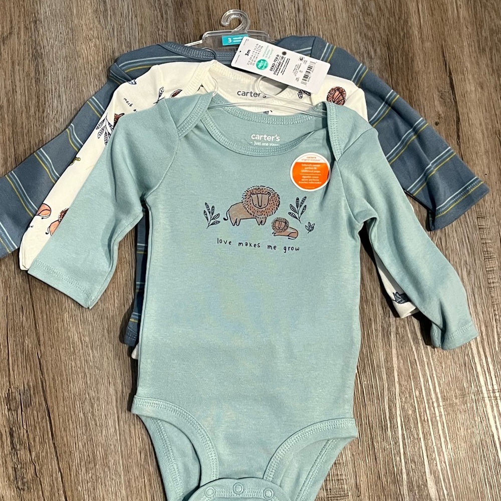 Carters Baby Bodysuit 3 Pack